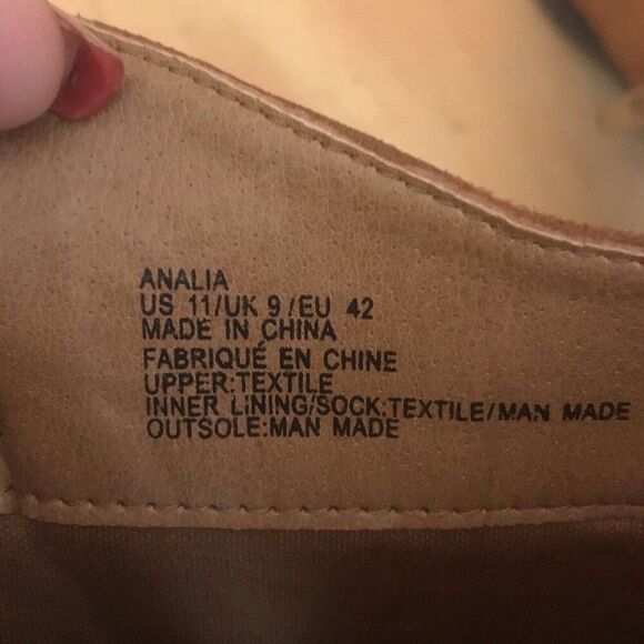 JustFab “Analia” Double Zipper Booties; Chestnut Brown Faux Suede, Size 11M - Picture 6 of 8